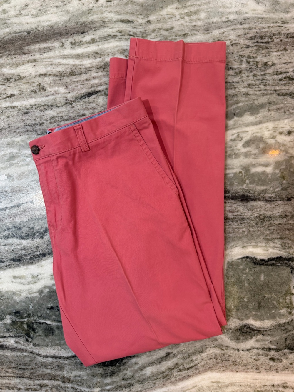 Tommy Hilfiger Coral Pink Men's Chinos Pants 36x32